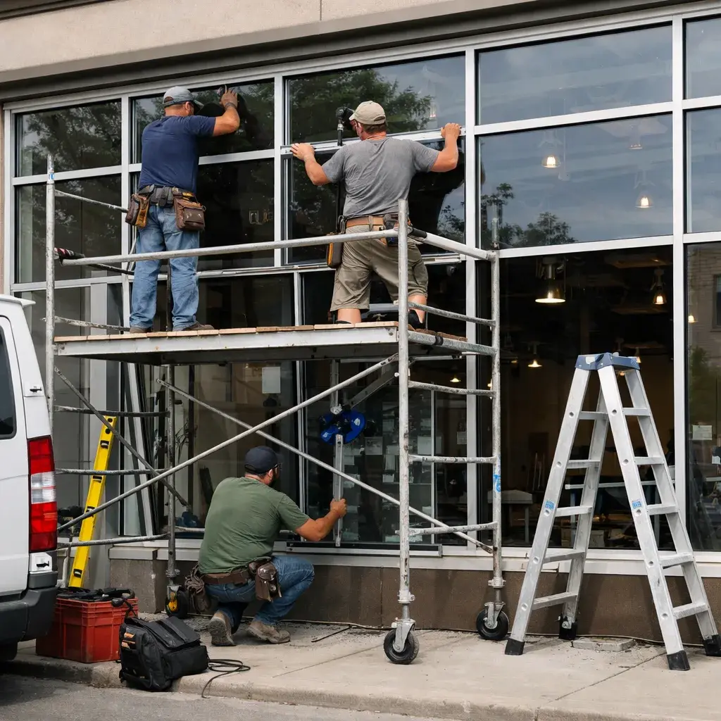 Scottsville — window installation